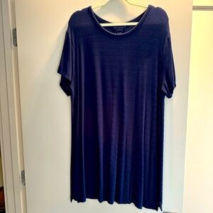 Cozy Earth Rib Knit Boyfriend Sleep and Lounging Dress